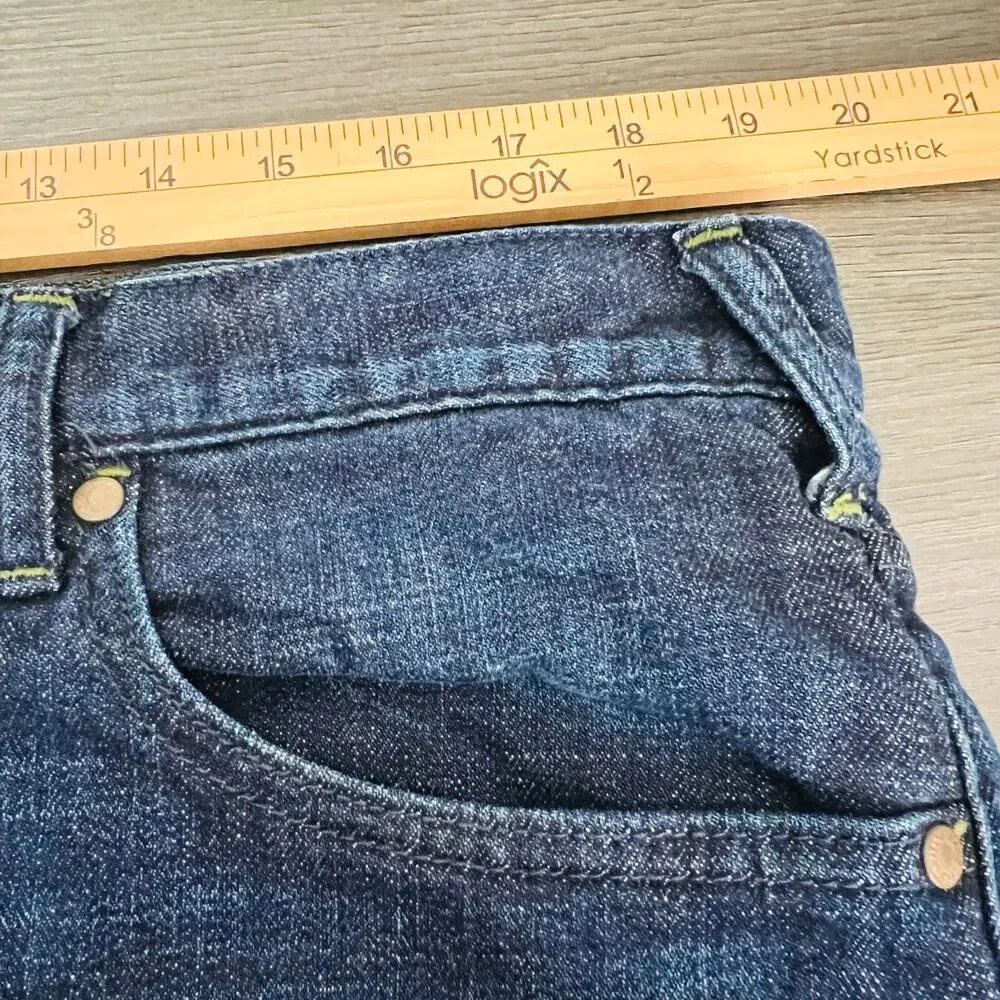 AJ Armani Jeans Men's 38X32 (Measures 38X30) Blue J31 Regular Straight Leg Denim